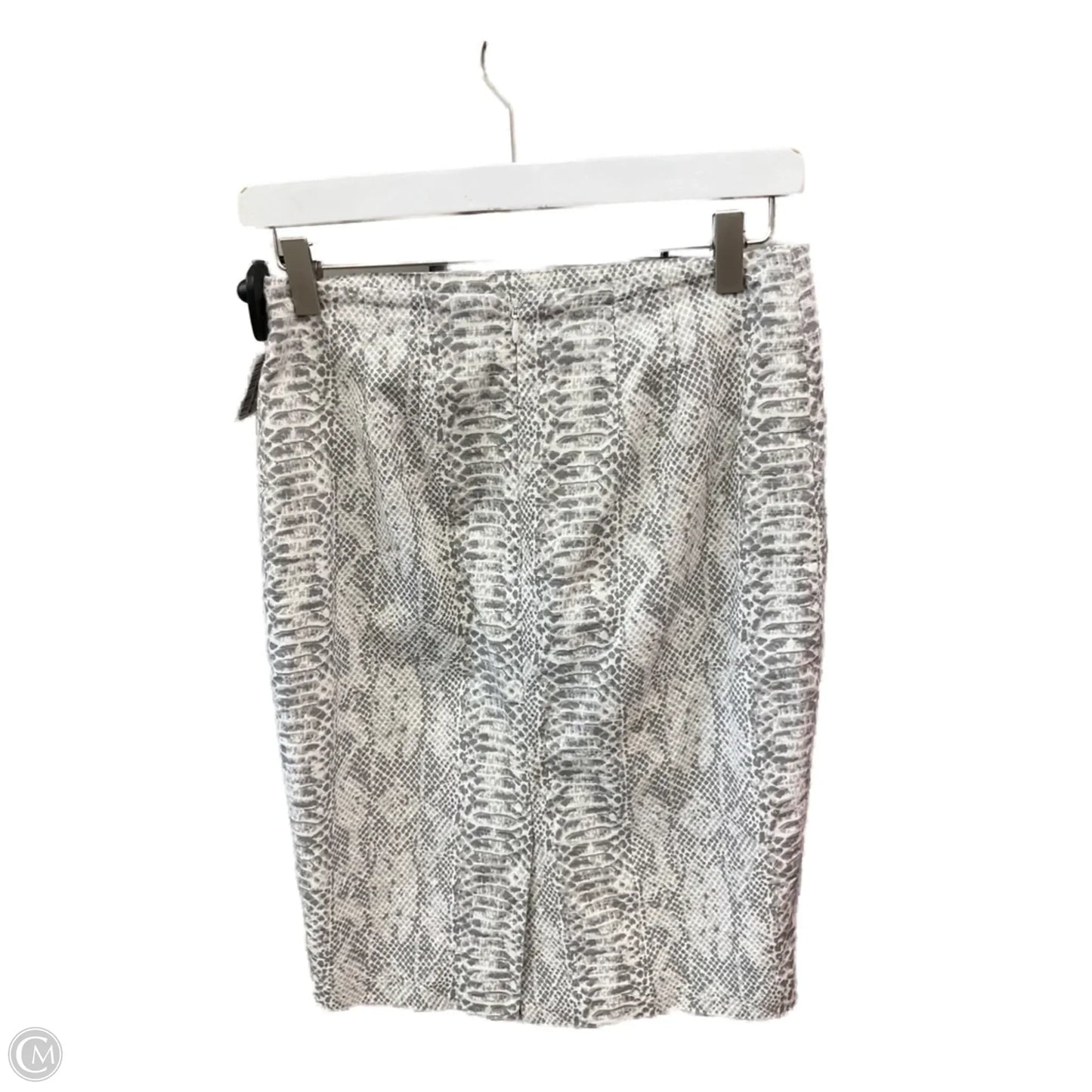 Skirt Midi By Ann Taylor In Snakeskin Print, Size: 0