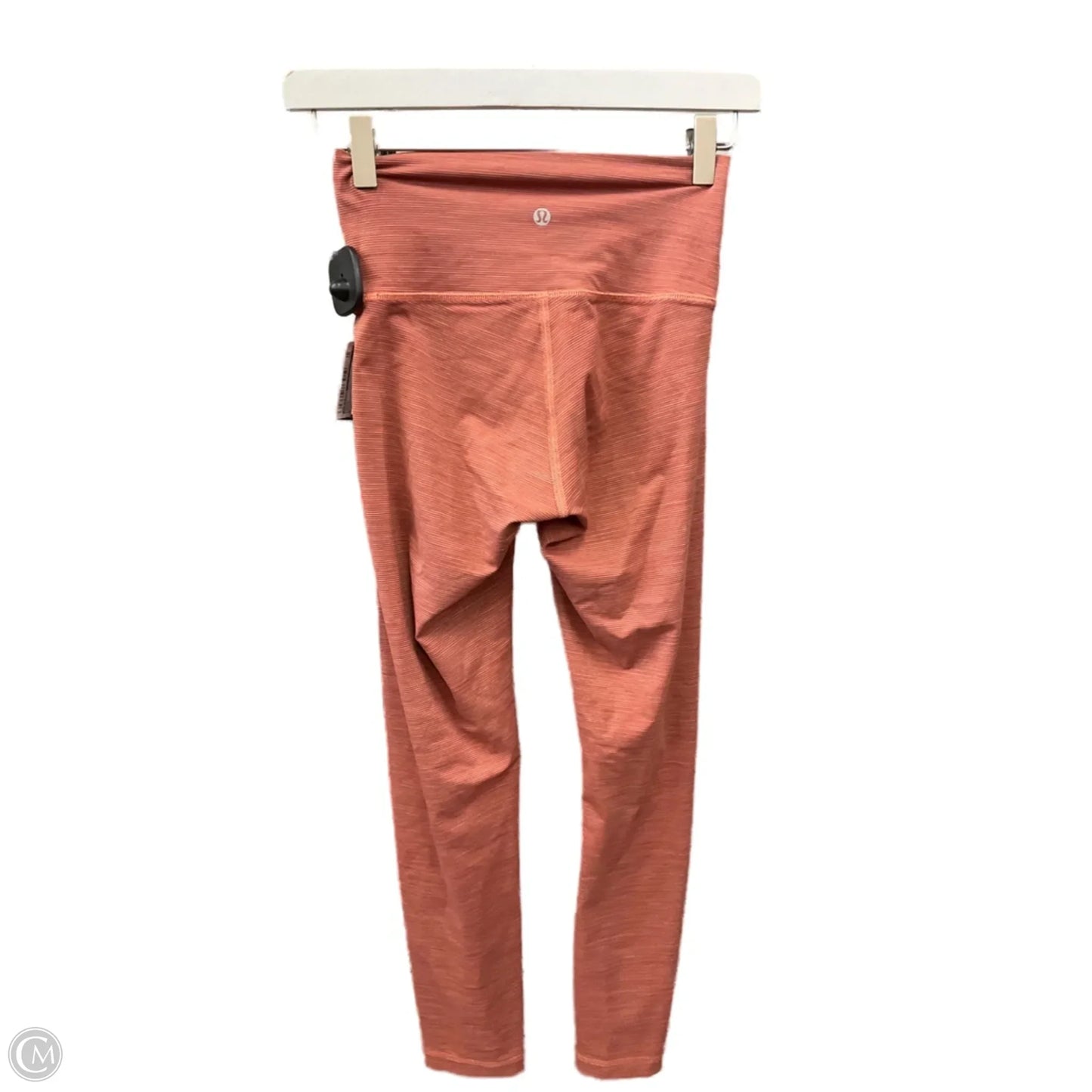 Athletic Leggings By Lululemon In Orange, Size: 4