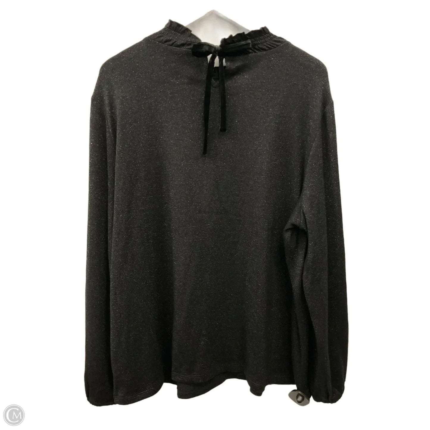 Top Long Sleeve By Talbots In Black, Size: 2x