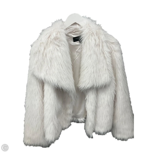 Jacket Faux Fur & Sherpa By Marc New York In White, Size: L