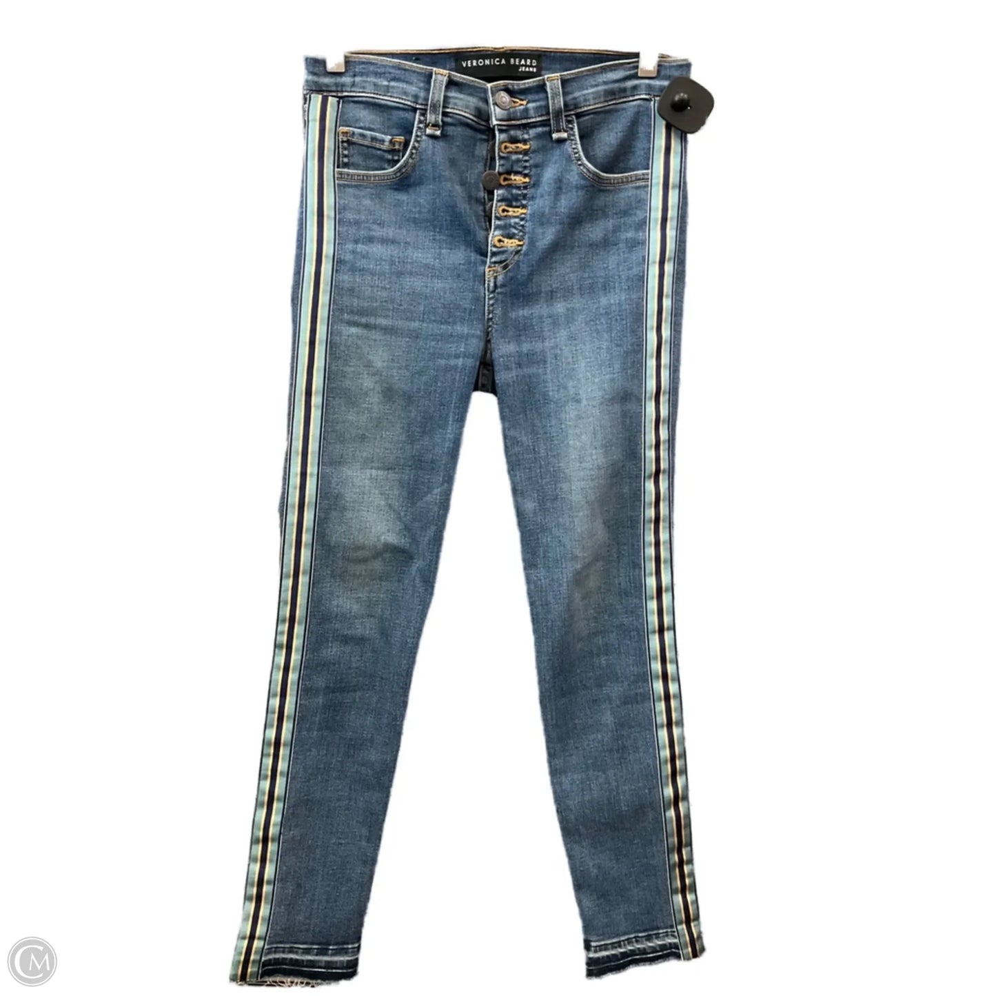 Jeans Skinny By Veronica Beard In Blue Denim, Size: 2
