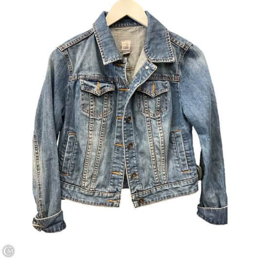 Jacket Denim By Jcp In Blue Denim, Size: S