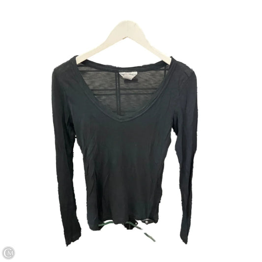 Top Long Sleeve Basic By Hardtail In Black, Size: S