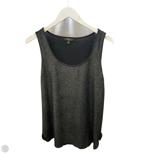 Top Sleeveless By Cupio In Black, Size: L