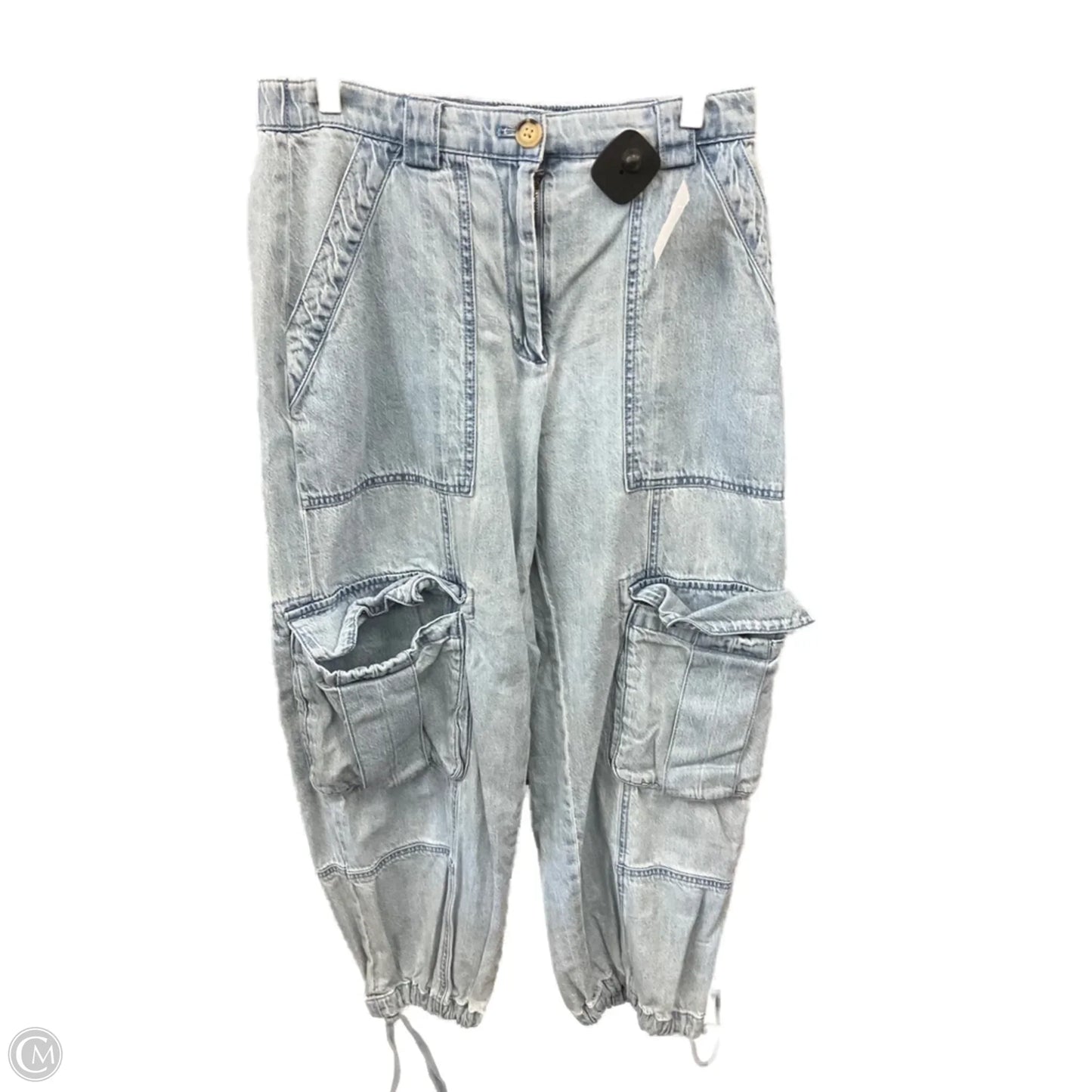 Jeans Straight By Abercrombie And Fitch In Blue Denim, Size: 6