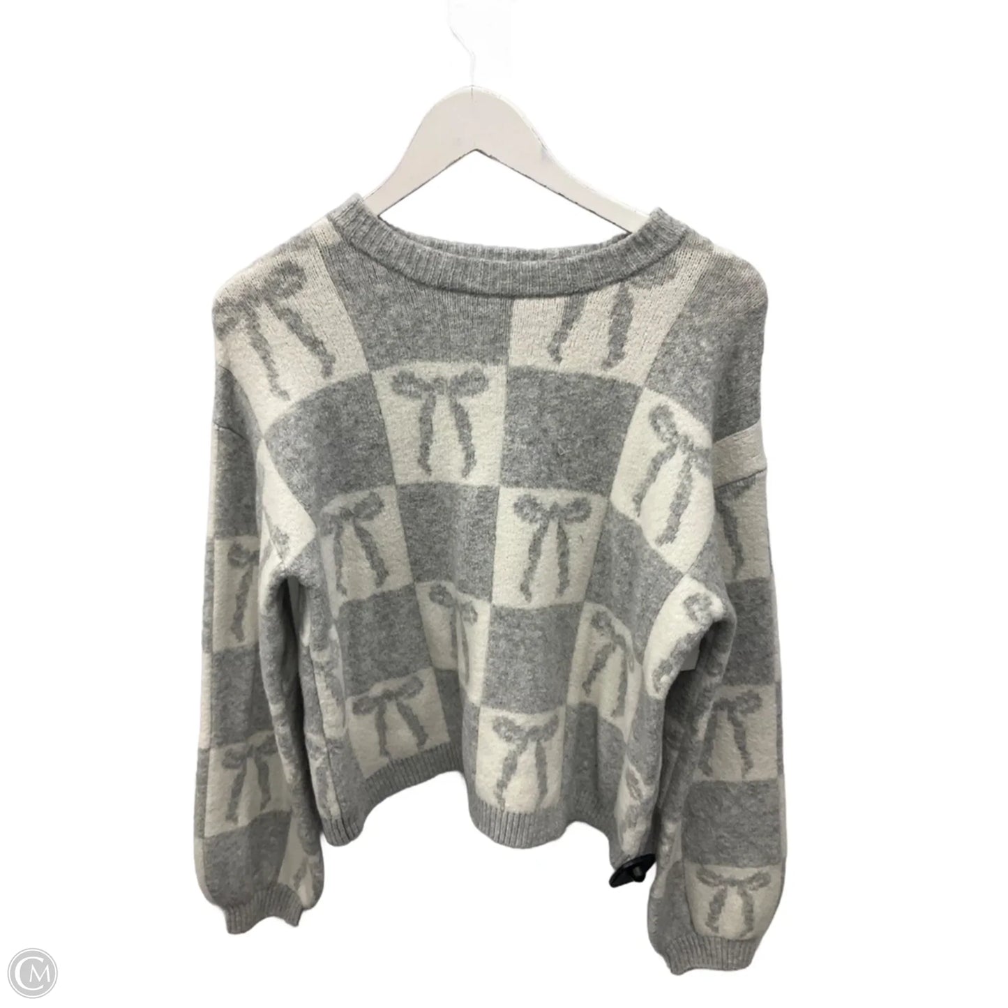 Sweater By A New Day In Grey & White, Size: S