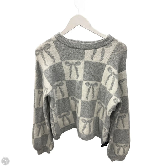 Sweater By A New Day In Grey & White, Size: S