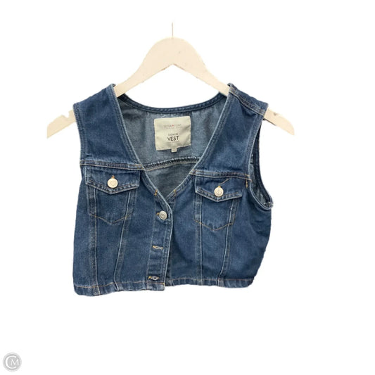 Vest Other By Ultra Flirt In Blue Denim, Size: S