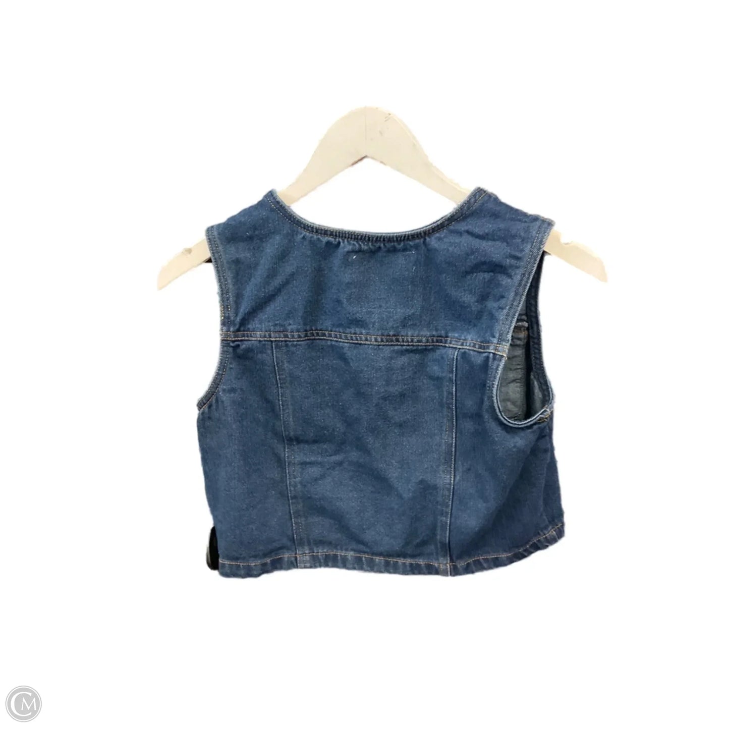 Vest Other By Ultra Flirt In Blue Denim, Size: S