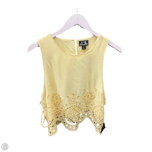 Top Sleeveless By Clothes Mentor In Yellow, Size: S