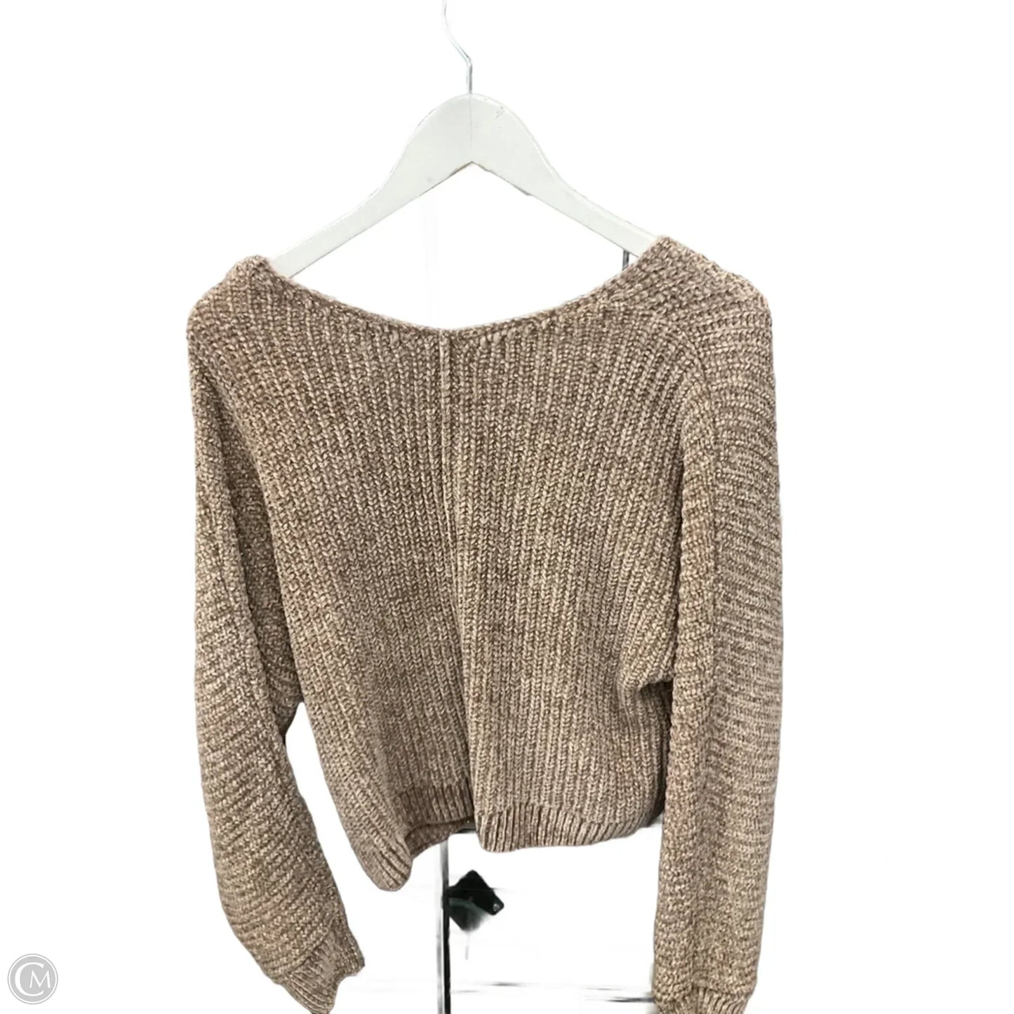 Sweater By Clothes Mentor In Tan, Size: S