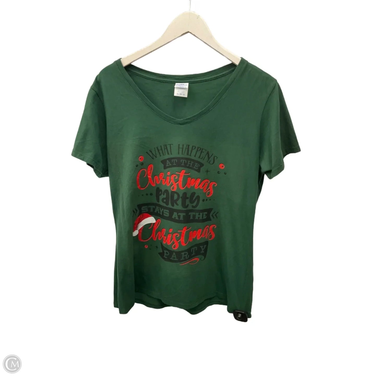 Top Short Sleeve By Clothes Mentor In Green, Size: Xl