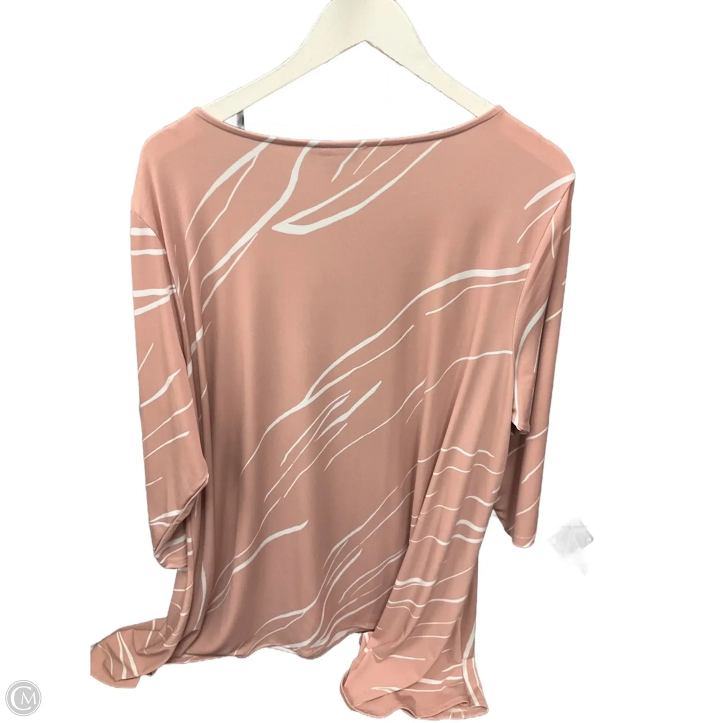 Top 3/4 Sleeve By Alfani In Mauve, Size: 3x