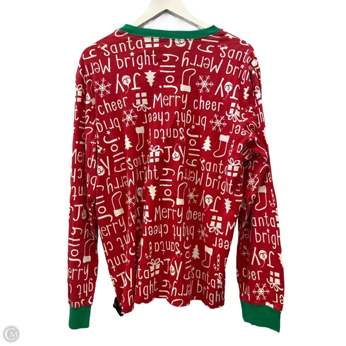 Pajamas 2pc By Clothes Mentor In Red & White, Size: Xxl