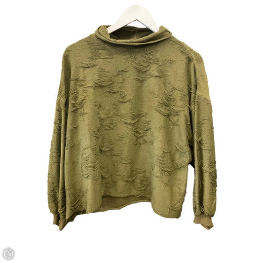 Top Long Sleeve By Free People In Green, Size: Xs