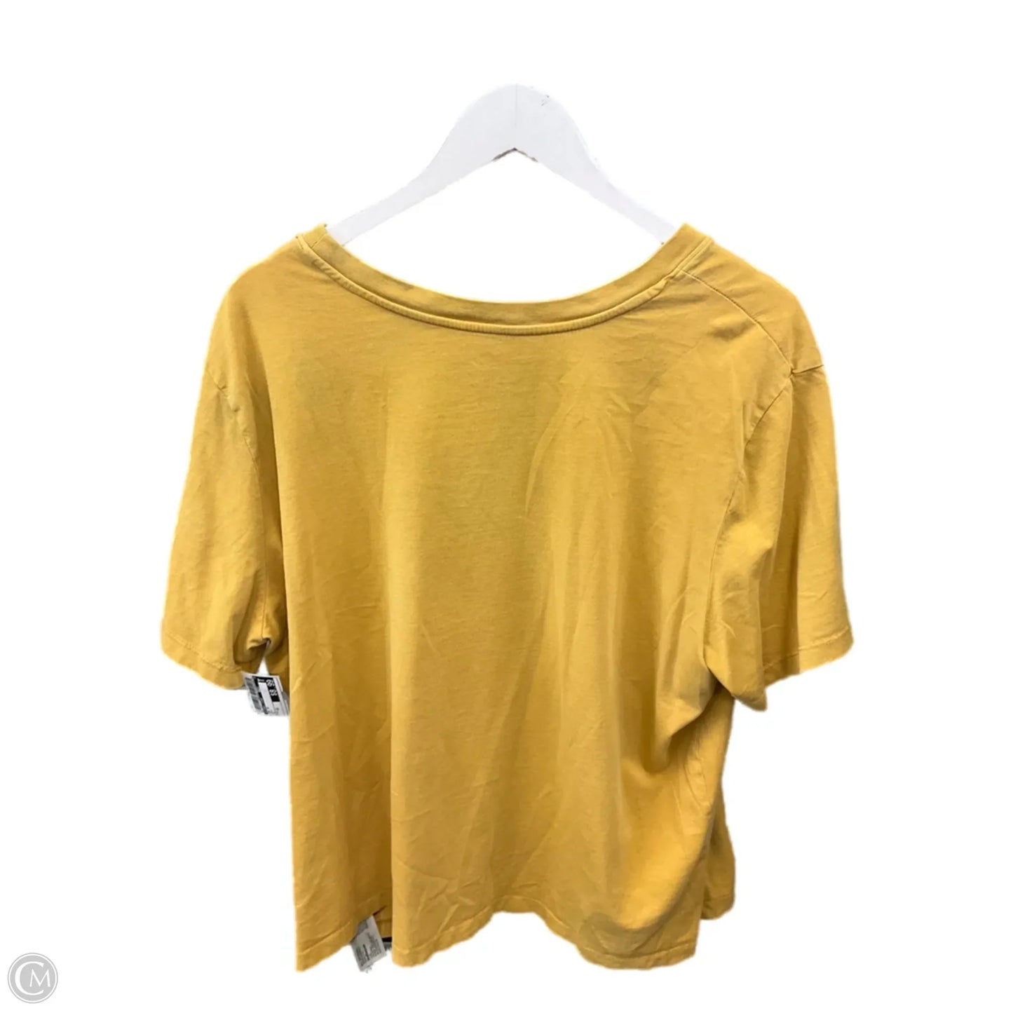Top Short Sleeve By Disney Store In Gold, Size: 1x