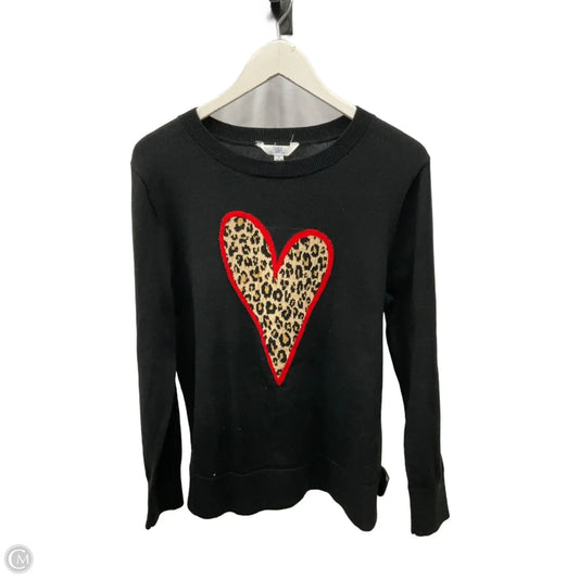 Sweater By Time And Tru In Black, Size: L