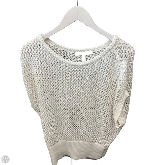 Sweater Short Sleeve By White House Black Market In White, Size: M