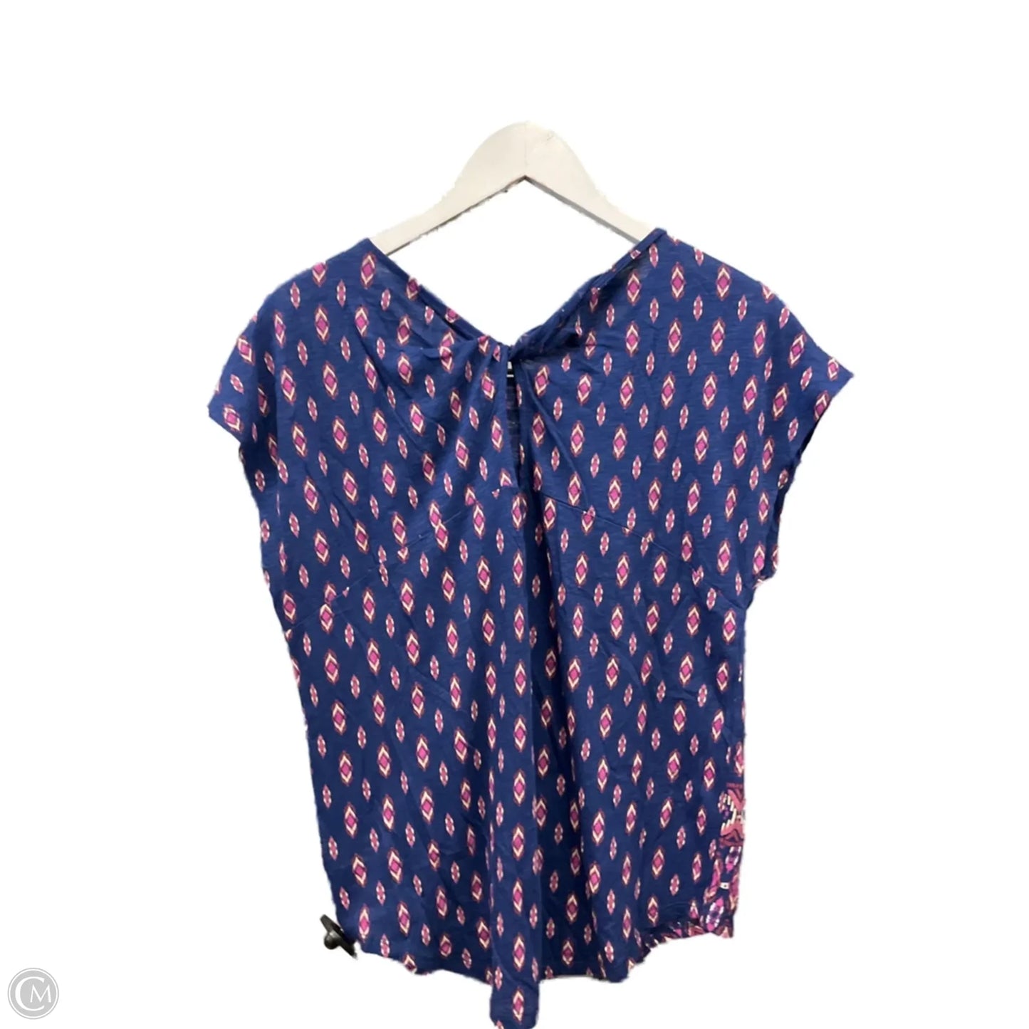 Top Short Sleeve By Lucky Brand In Navy, Size: S