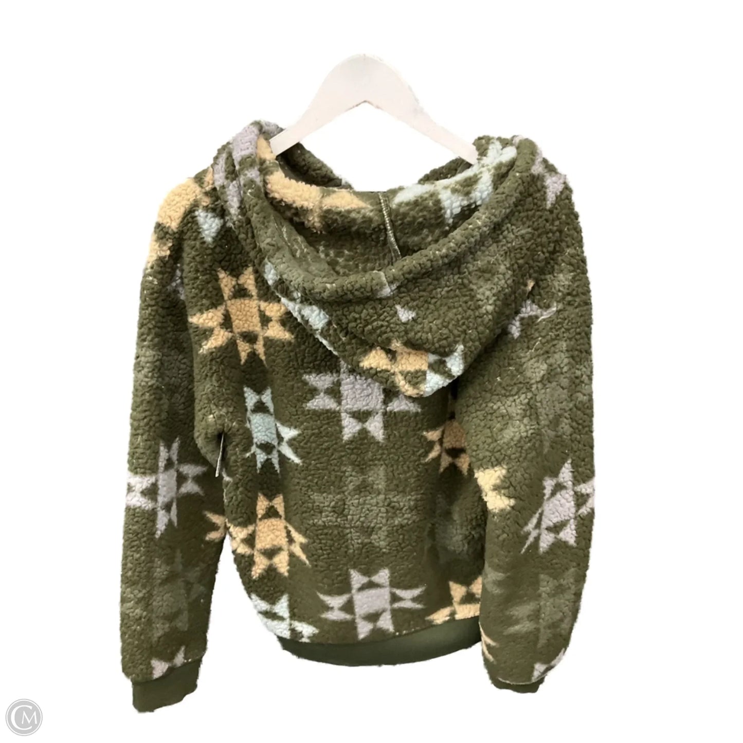 Sweatshirt Hoodie By Sonoma In Green, Size: M