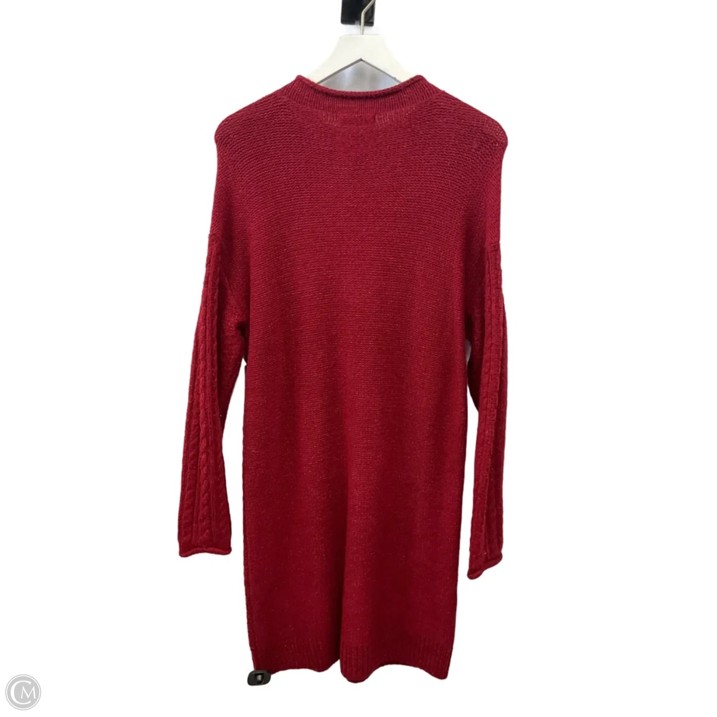 Dress Sweater By So In Red, Size: M
