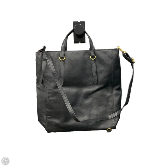Handbag Leather By Fossil, Size: Medium