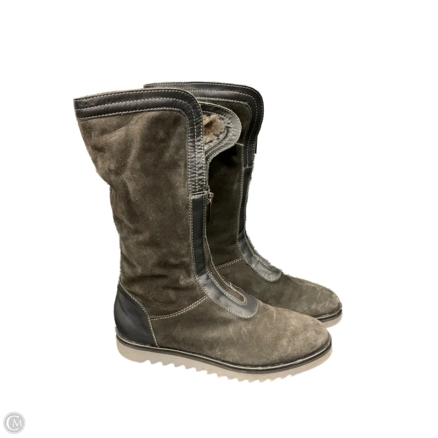Boots Ankle Flats By Aquatalia In Brown, Size: 8.5