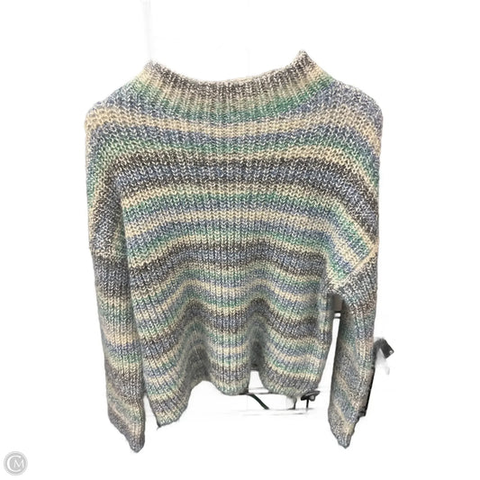 Sweater By Loft In Blue & Green, Size: L