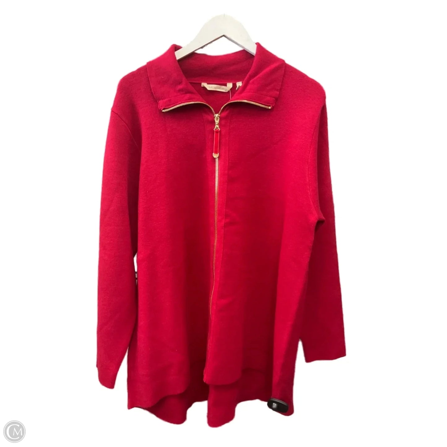 Cardigan By Soft Surroundings In Red, Size: 1x