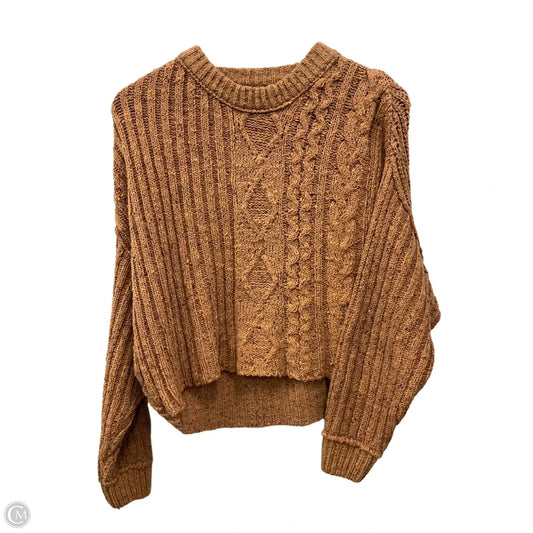Sweater By Free People In Tan, Size: Xs