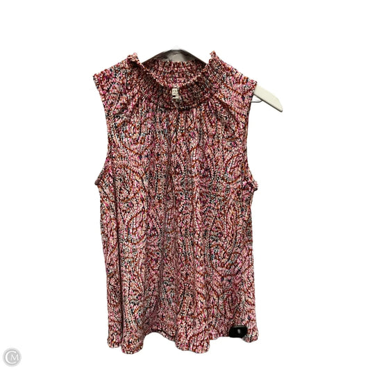Top Sleeveless By Liverpool In Multi-colored, Size: S
