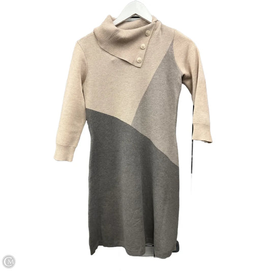 Dress Sweater By Clothes Mentor In Tan, Size: S