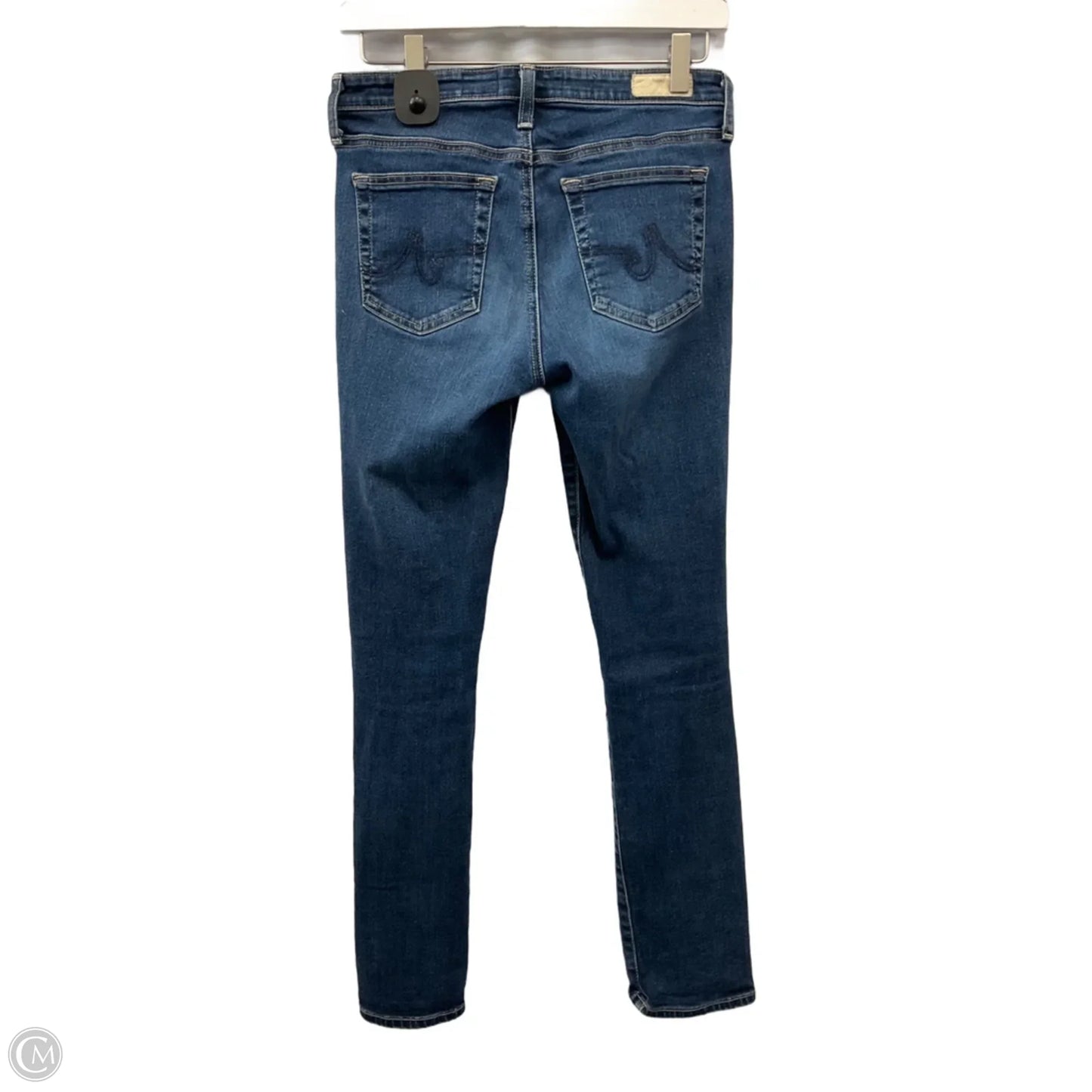 Jeans Skinny By Adriano Goldschmied In Blue Denim, Size: 4