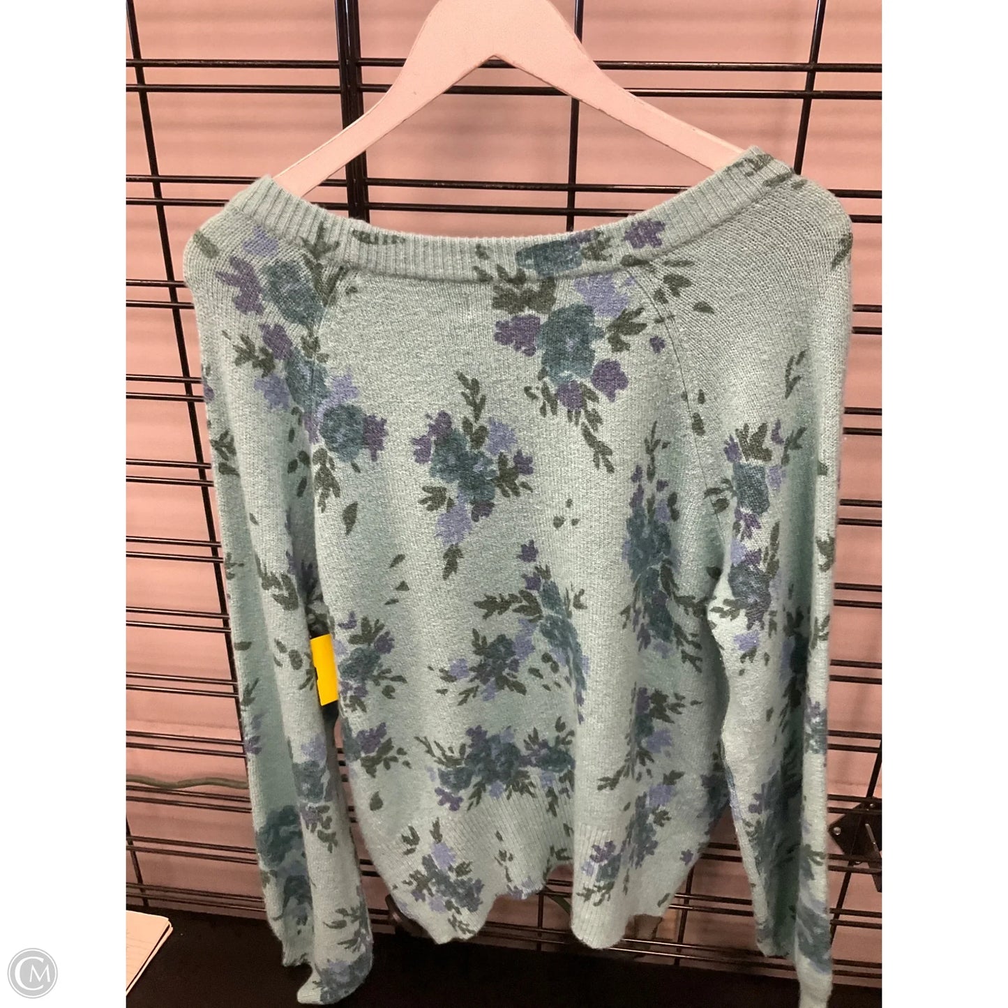 Sweater By Lc Lauren Conrad In Aqua, Size: L