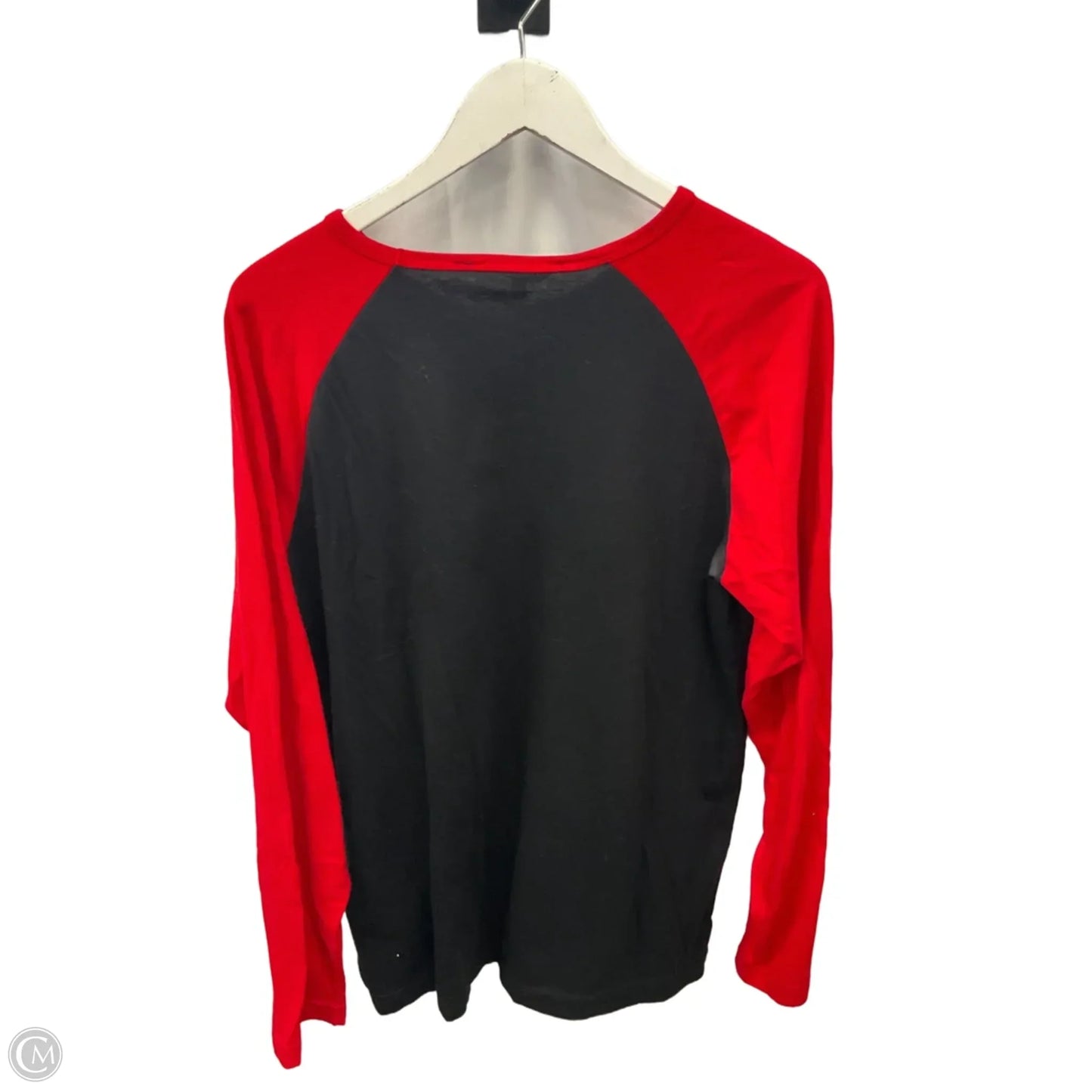 Top Long Sleeve By Clothes Mentor In Black & Red, Size: S