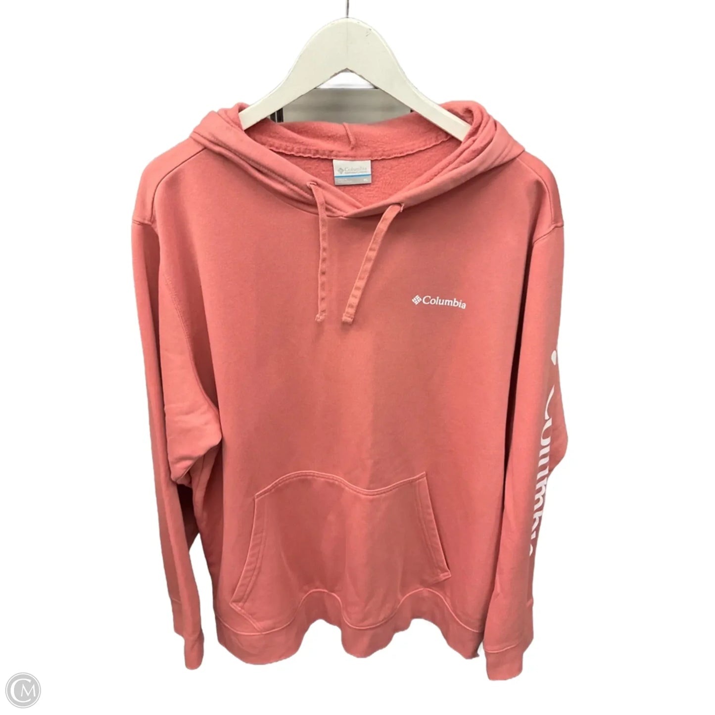 Athletic Sweatshirt Hoodie By Columbia In Coral, Size: Xl