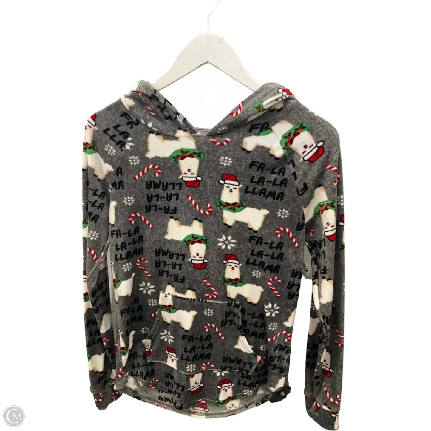 Sweatshirt Hoodie By No Boundaries In Grey, Size: M