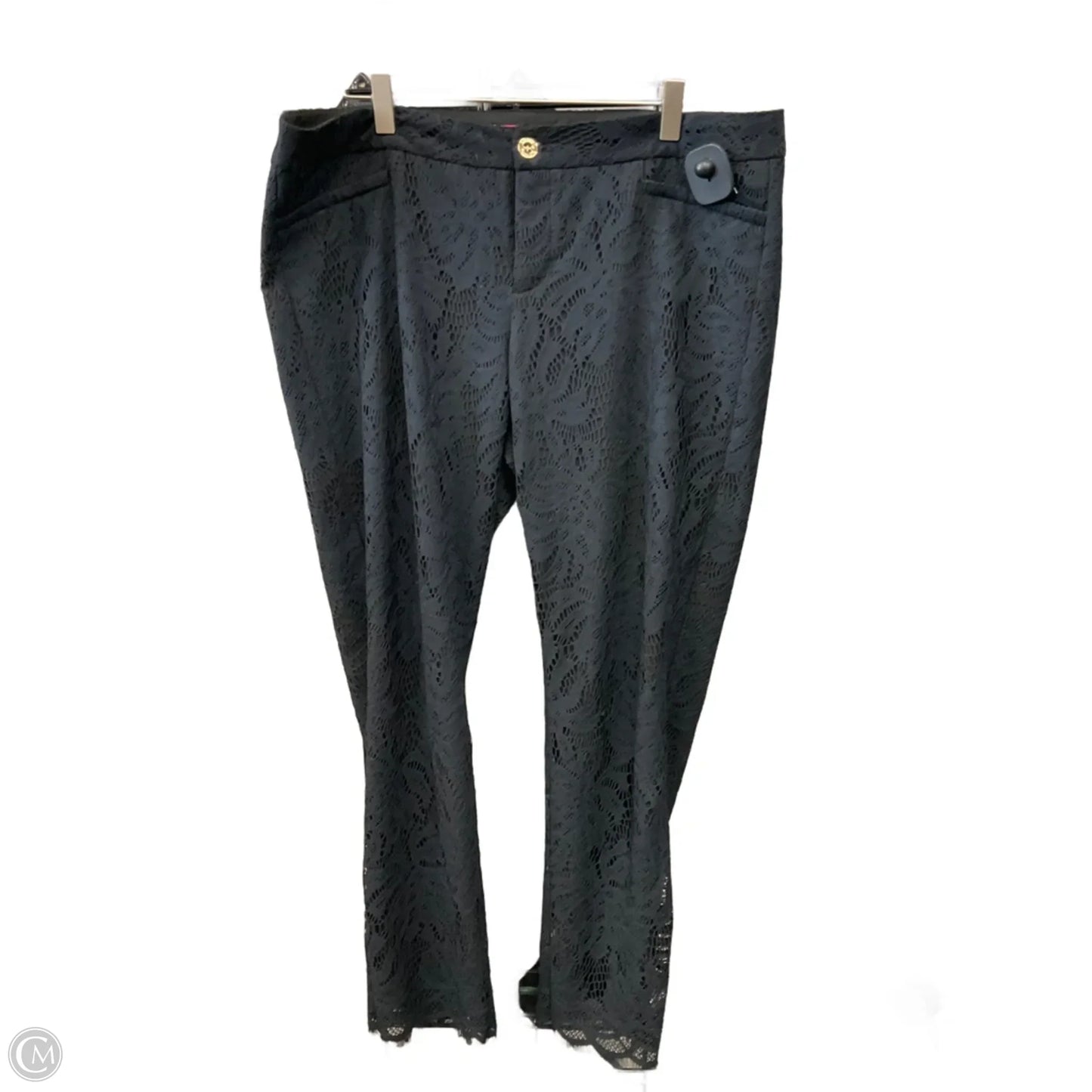 Pants Designer By Lilly Pulitzer In Black, Size: 14