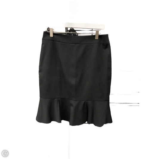 Skirt Midi By White House Black Market In Black, Size: 8