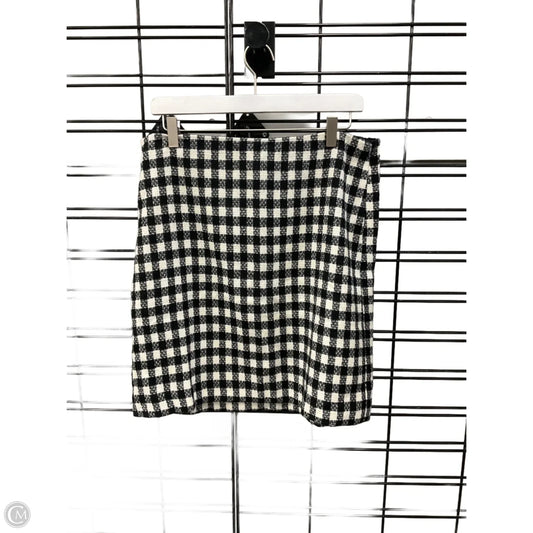 Skirt Mini & Short By Talbots In Black & White, Size: 10p