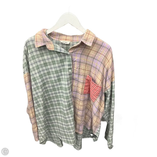 Top Long Sleeve By Adora In Multi-colored, Size: 3x