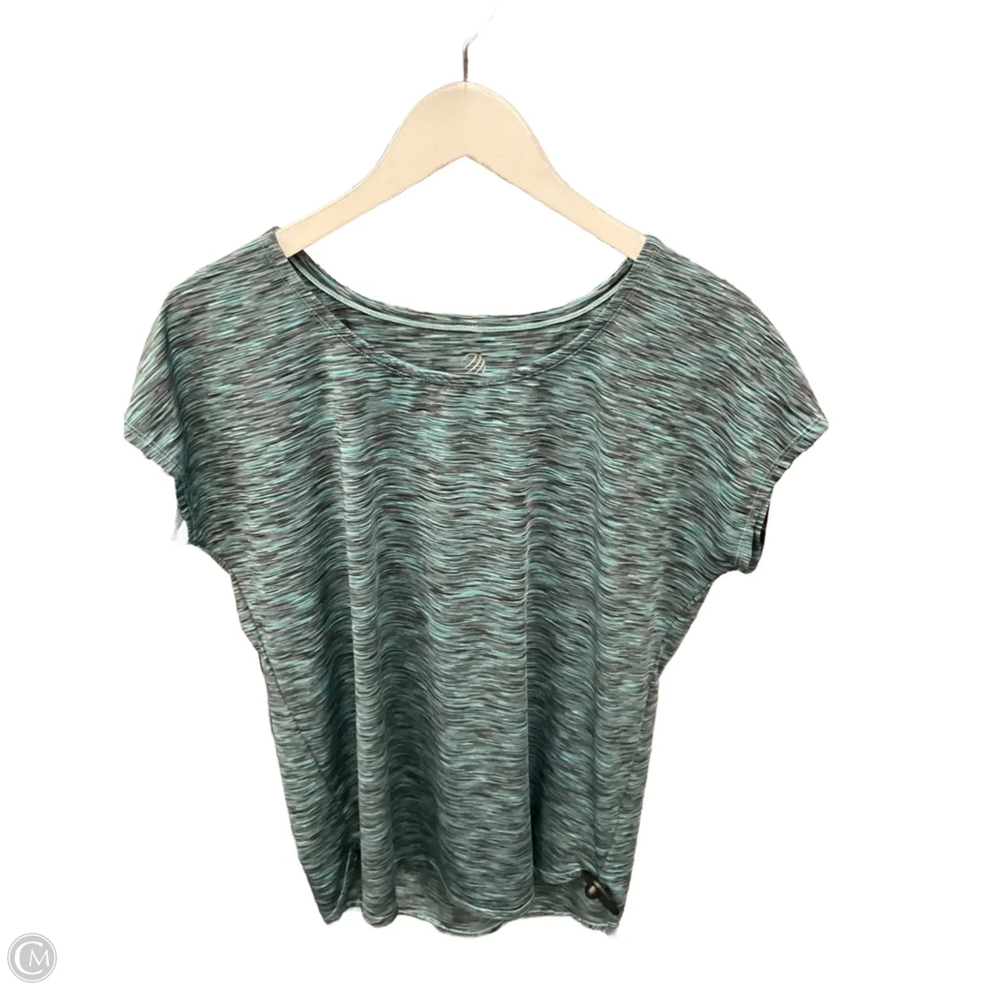 Athletic Top Short Sleeve By Mpg In Blue, Size: S