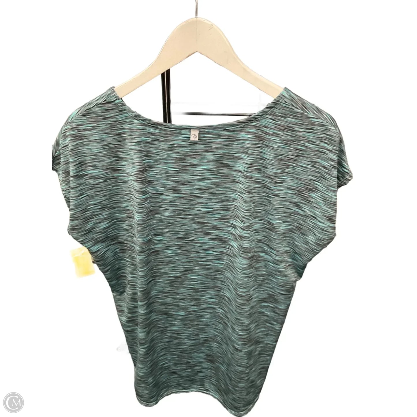 Athletic Top Short Sleeve By Mpg In Blue, Size: S