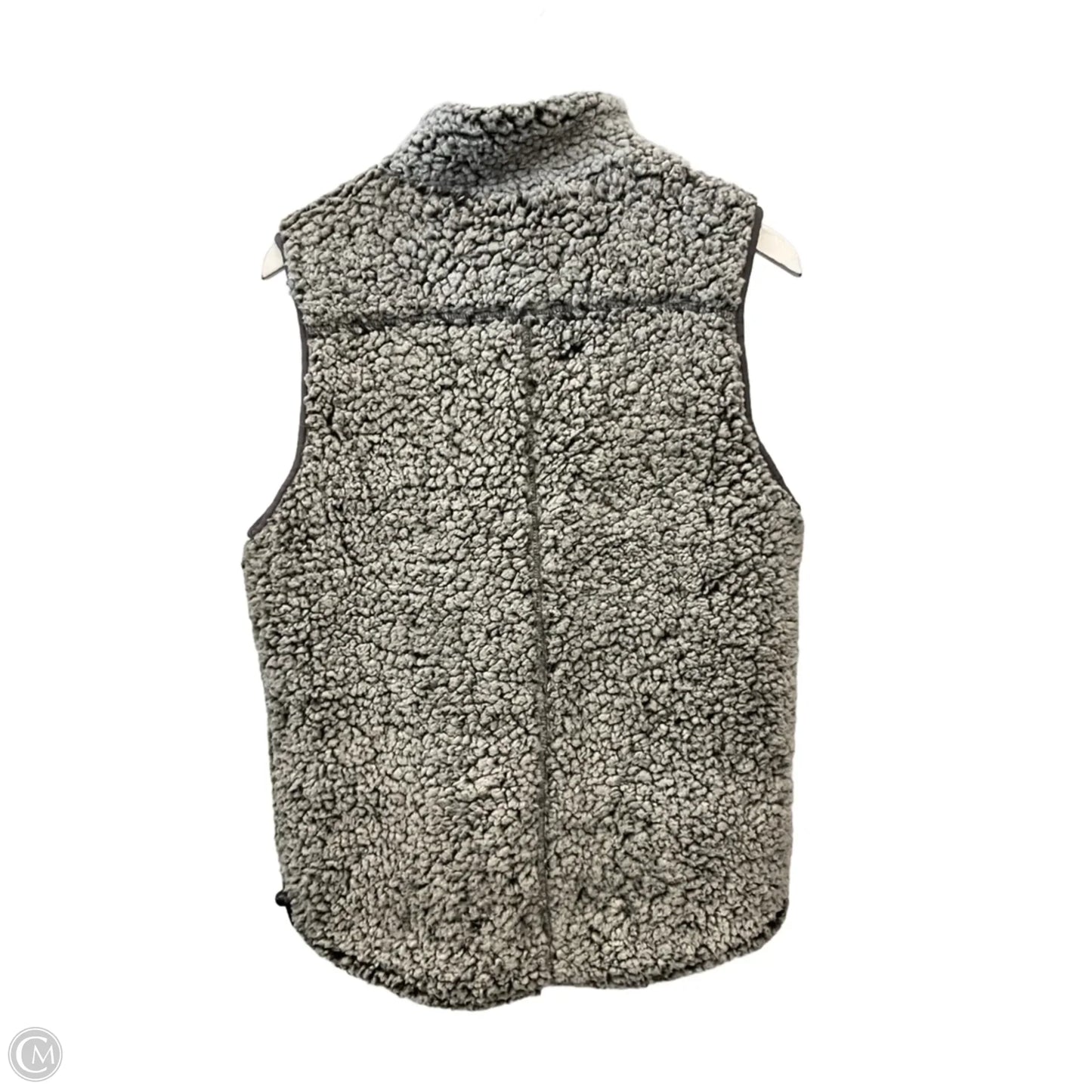 Vest Fleece By Thread And Supply In Grey, Size: M