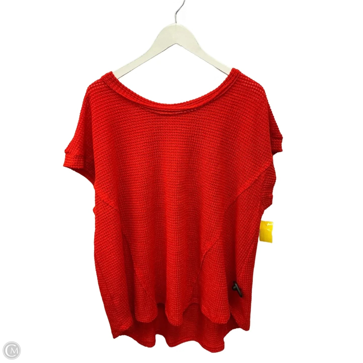 Top Short Sleeve By Andree By Unit In Red, Size: 2x