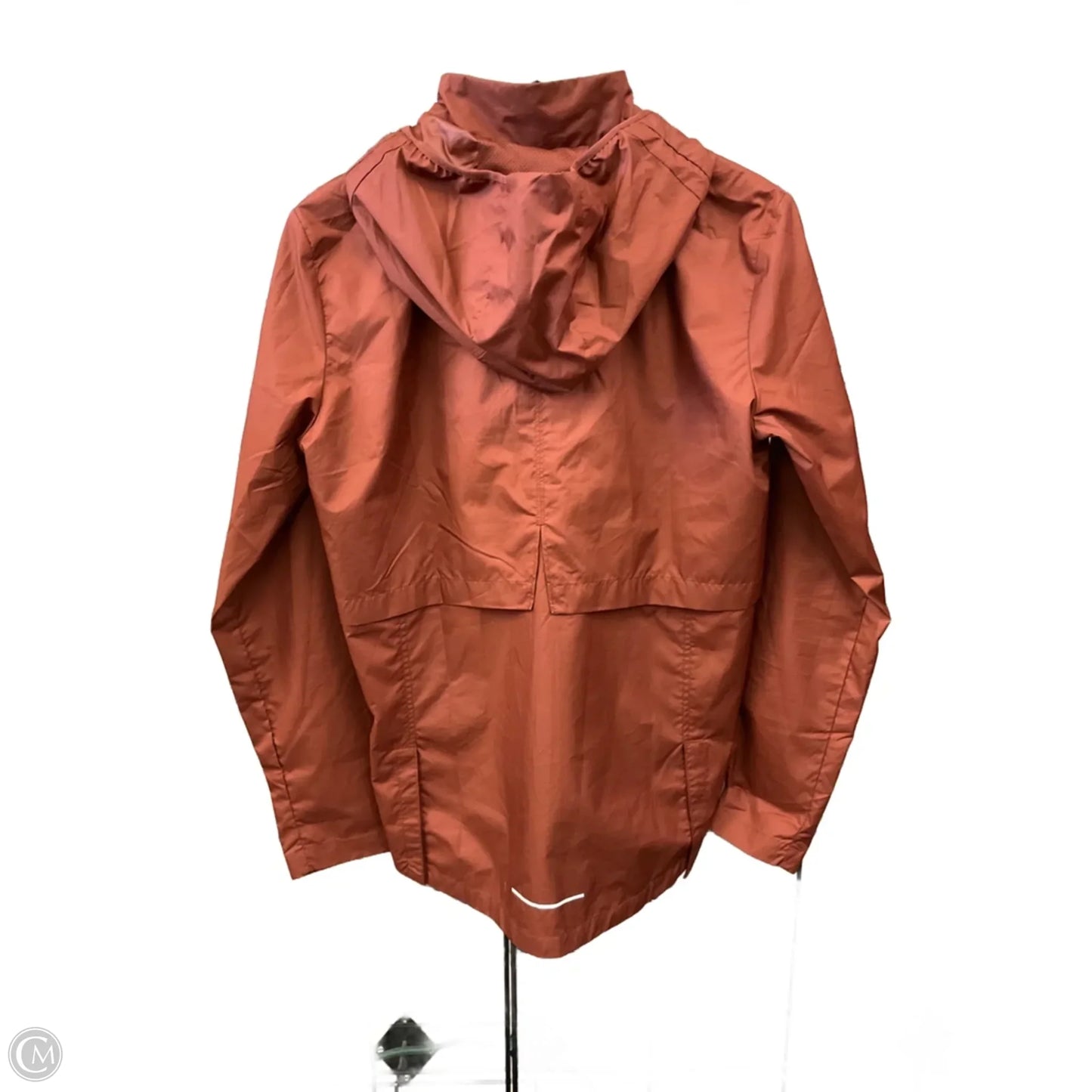 Jacket Windbreaker By Nike Apparel In Orange, Size: S