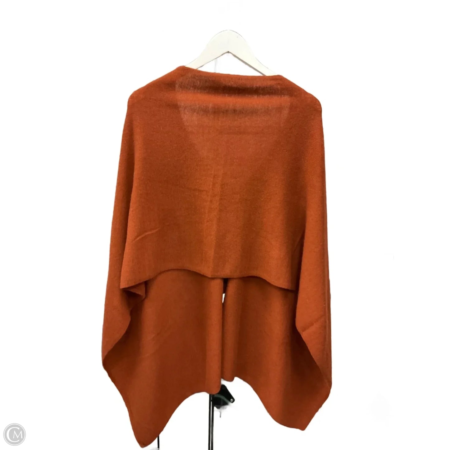 Poncho By Clothes Mentor In Orange, Size: 0
