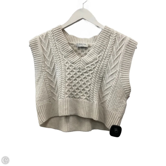 Vest Sweater By Babaton In White, Size: S