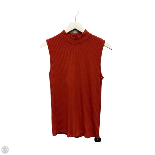 Top Sleeveless By Liverpool In Orange, Size: Xs