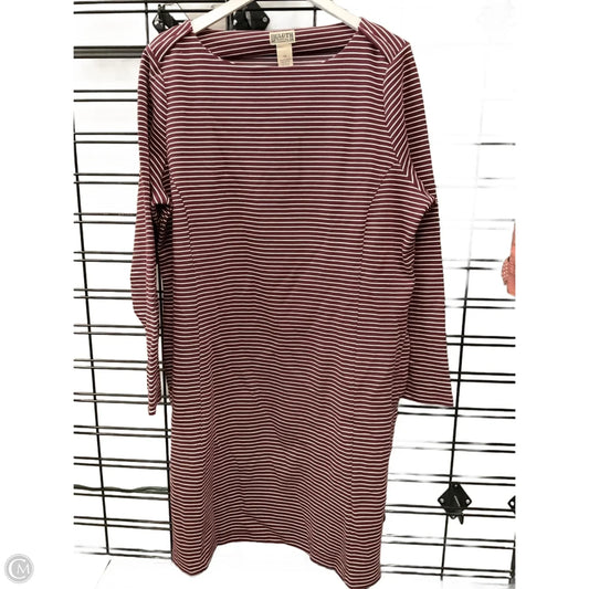 Dress Casual Midi By Duluth Trading In Maroon, Size: 1x